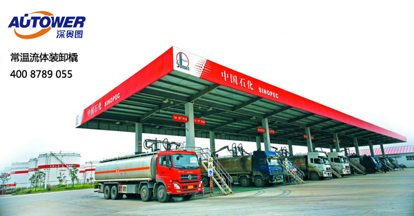 深奧圖智能定量自動裝車儀自行研制開發(fā)的定量控制自動裝車設(shè)備